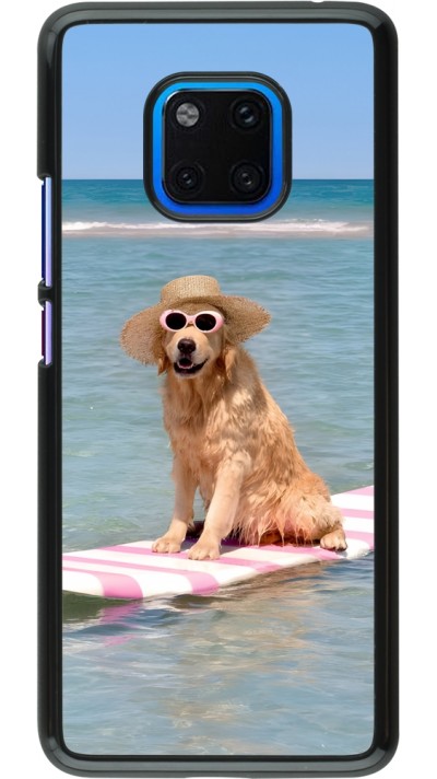 Coque Huawei Mate 20 Pro - Summer Dog on Paddle