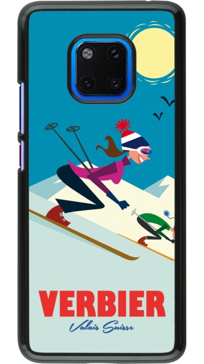 Coque Huawei Mate 20 Pro - Verbier Ski Downhill