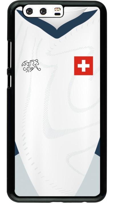 Coque Huawei P10 Plus - Maillot de football Suisse Extérieur personnalisable