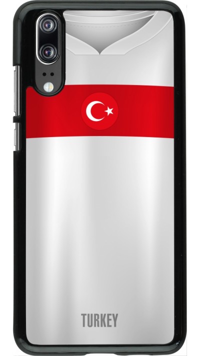 Coque Huawei P20 - Maillot de football Turquie personnalisable