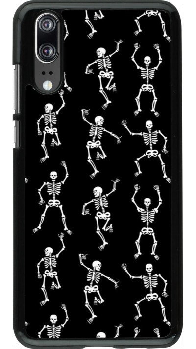 Huawei P20 Case Hülle - Halloween 2024 dancing skeleton