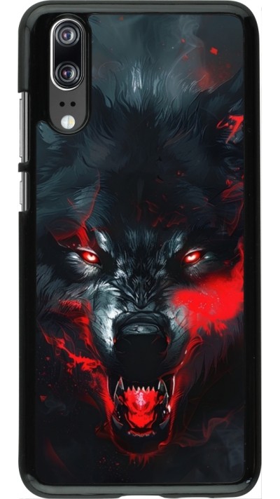 Huawei P20 Case Hülle - Halloween 2024 mad werewolf