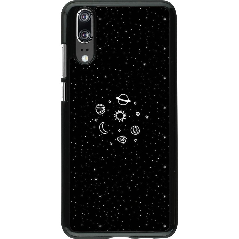 Coque Huawei P20 - Space Doodle