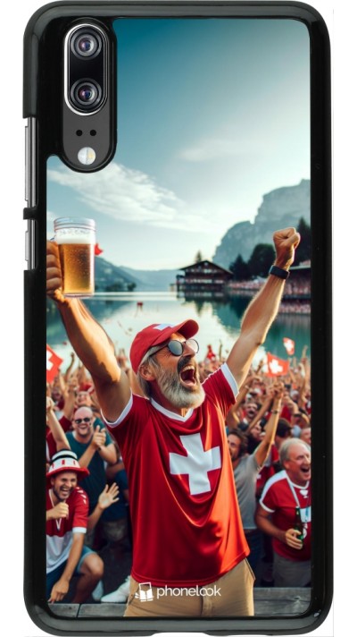 Coque Huawei P20 - Victoire suisse fan zone Euro 2024