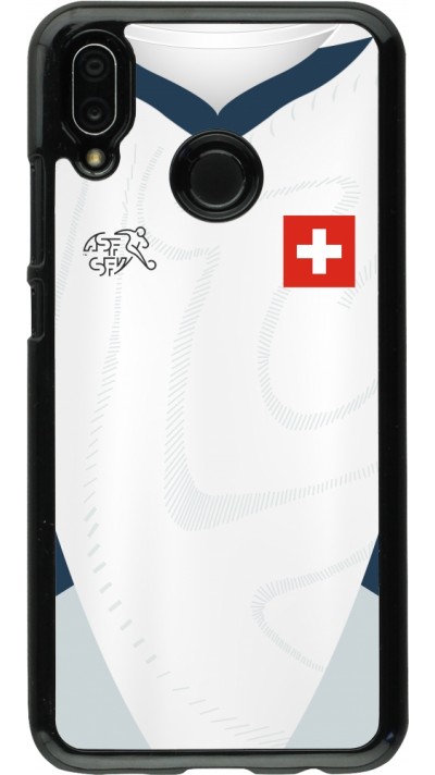 Coque Huawei P20 Lite - Maillot de football Suisse Extérieur personnalisable