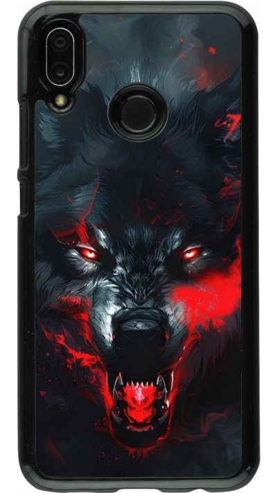 Huawei P20 Lite Case Hülle - Halloween 2024 mad werewolf