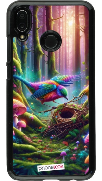 Coque Huawei P20 Lite - Oiseau Nid Forêt