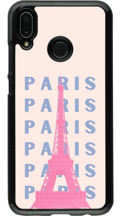 Coque Huawei P20 Lite - Paris Pink Print