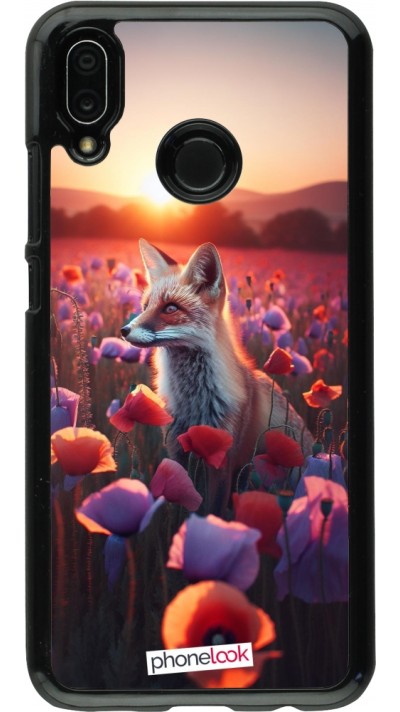 Coque Huawei P20 Lite - Renard pourpre au crépuscule