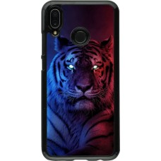 Hülle Huawei P20 Lite - Tiger Blue Red