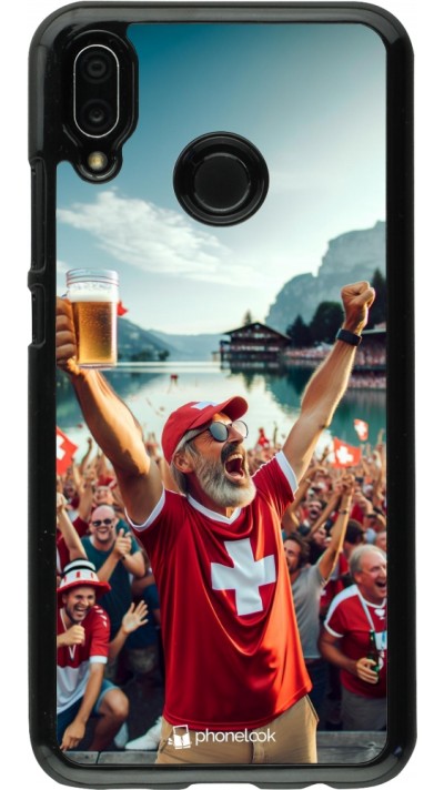 Coque Huawei P20 Lite - Victoire suisse fan zone Euro 2024