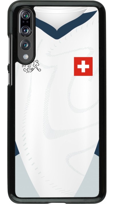 Coque Huawei P20 Pro - Maillot de football Suisse Extérieur personnalisable