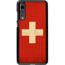 Hülle Huawei P20 Pro - Vintage Flag SWISS