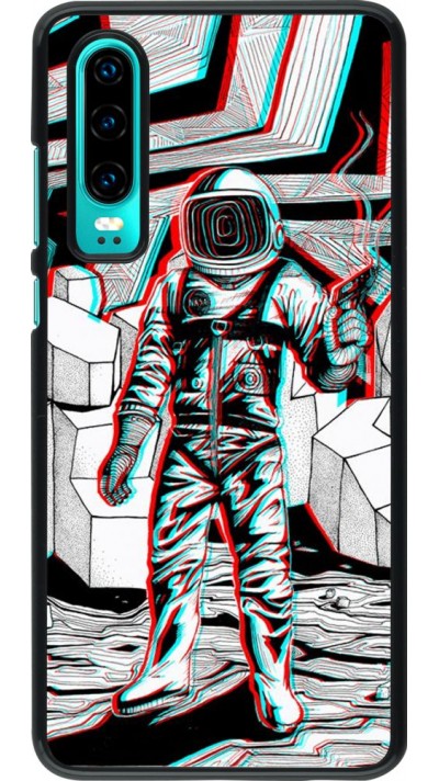 Hülle Huawei P30 - Anaglyph Astronaut