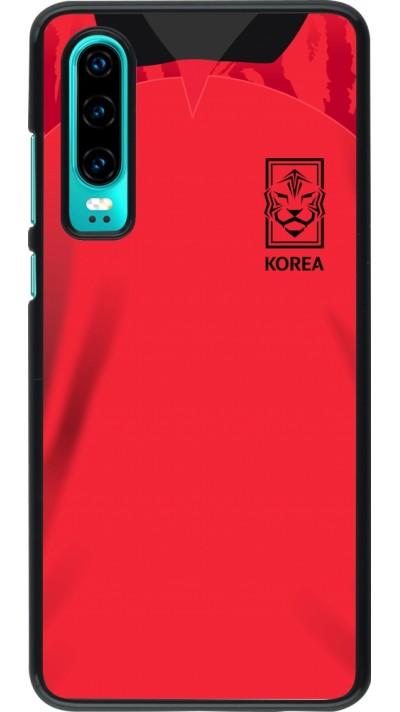 Huawei P30 Case Hülle - Südkorea 2022 personalisierbares Fussballtrikot