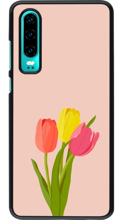 Huawei P30 Case Hülle - Spring 23 tulip trio