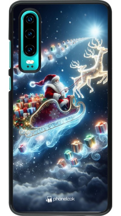 Huawei P30 Case Hülle - Weihnachten 2023 Verzauberter Weihnachtsmann