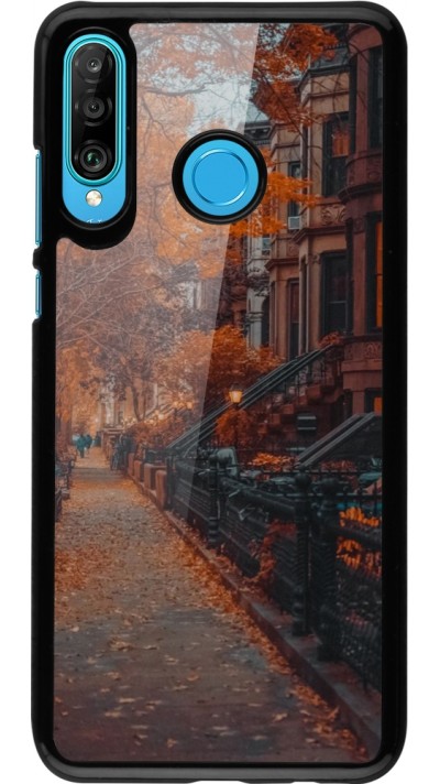 Huawei P30 Lite Case Hülle - Autumn 2024 city