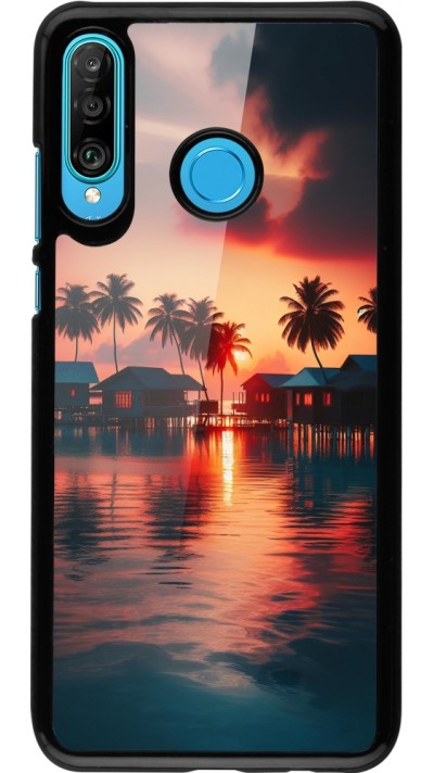 Coque Huawei P30 Lite - Paradis Maldives