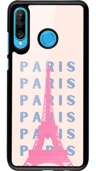 Coque Huawei P30 Lite - Paris Pink Print