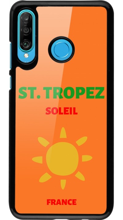 Coque Huawei P30 Lite - Pop Summer Destination St-Tropez