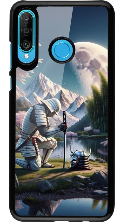 Coque Huawei P30 Lite - Samurai Katana Lune