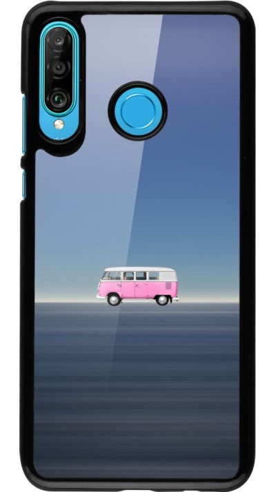 Coque Huawei P30 Lite - Spring 23 pink bus