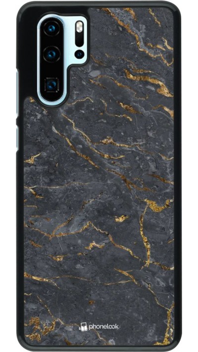 Hülle Huawei P30 Pro - Grey Gold Marble