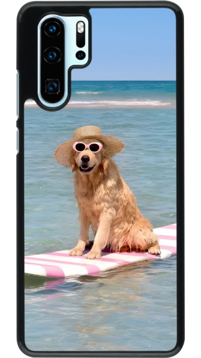 Coque Huawei P30 Pro - Summer Dog on Paddle