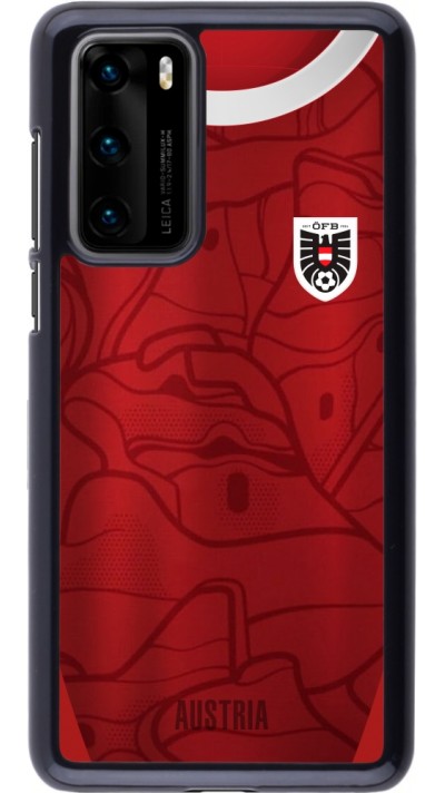 Coque Huawei P40 - Maillot de football Autriche personnalisable