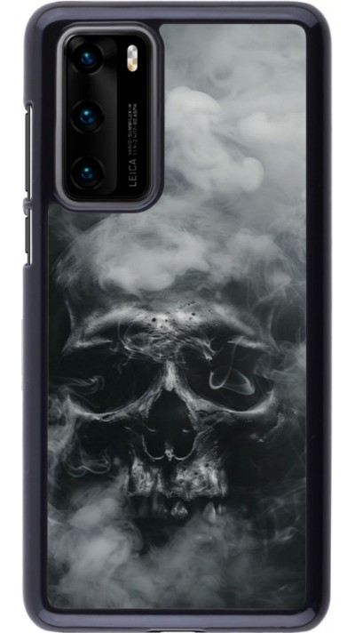 Huawei P40 Case Hülle - Halloween 2024 smoky skull