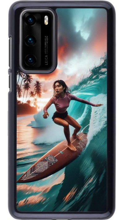 Coque Huawei P40 - Surfeuse Balinaise