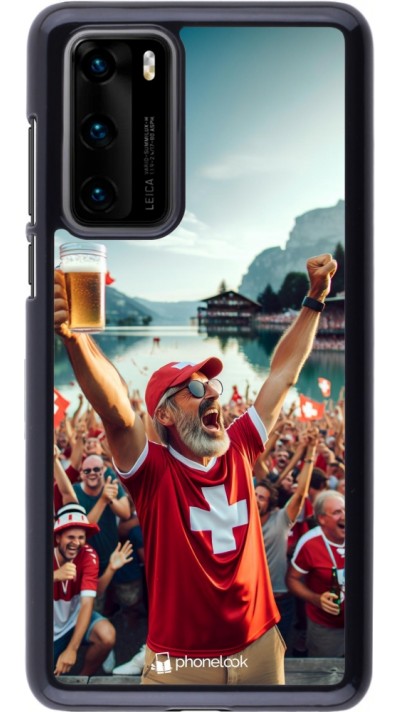 Coque Huawei P40 - Victoire suisse fan zone Euro 2024