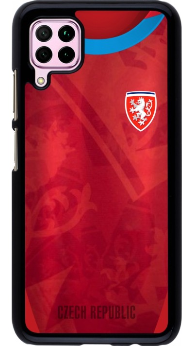 Coque Huawei P40 Lite - Maillot de football République Tchèque personnalisable