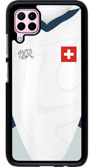 Coque Huawei P40 Lite - Maillot de football Suisse Extérieur personnalisable