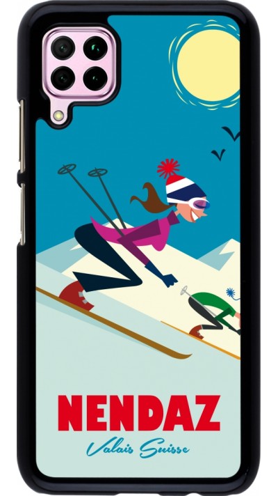 Coque Huawei P40 Lite - Nendaz Ski Downhill