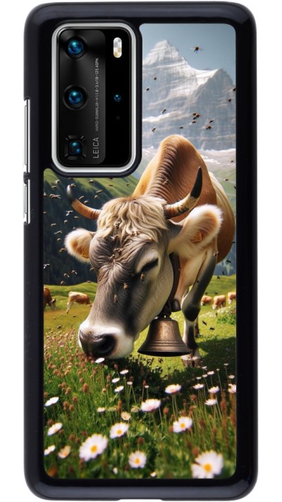 Coque Huawei P40 Pro - Vache montagne Valais