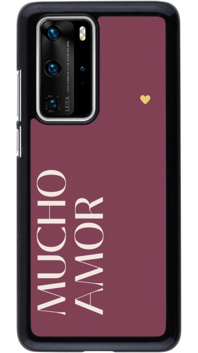 Coque Huawei P40 Pro - Valentine 2024 mucho amor rosado