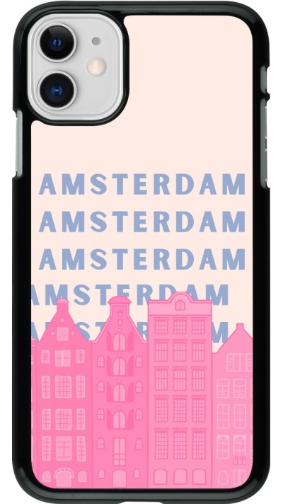 iPhone 11 Case Hülle - Amsterdam Pink Print