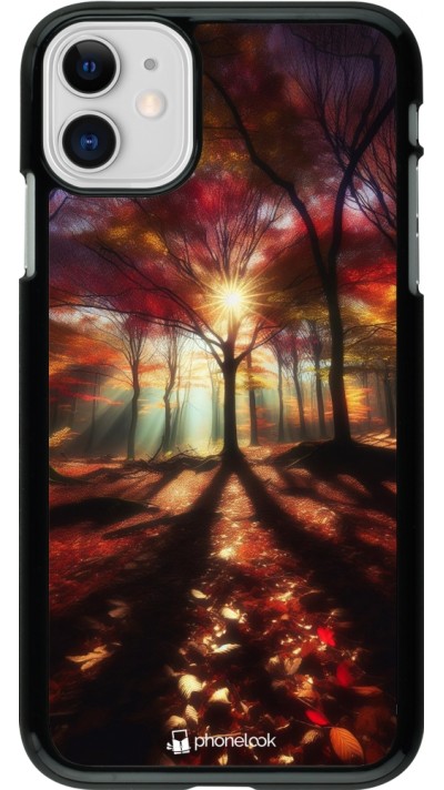 iPhone 11 Case Hülle - Herbstlicher goldener Glanz