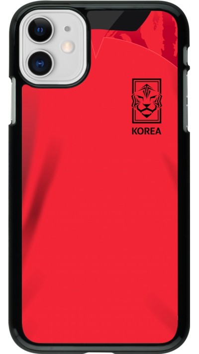 iPhone 11 Case Hülle - Südkorea 2022 personalisierbares Fussballtrikot