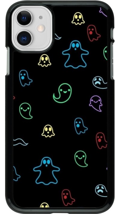 iPhone 11 Case Hülle - Halloween 2024 colorful ghosts