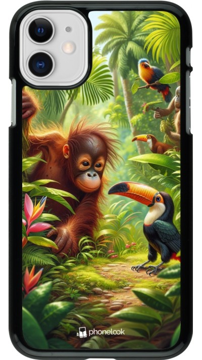 iPhone 11 Case Hülle - Tropischer Dschungel Tayrona