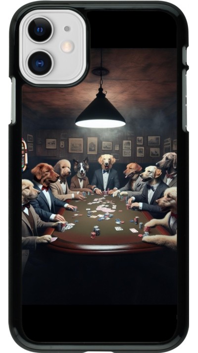 iPhone 11 Case Hülle - Die Pokerhunde