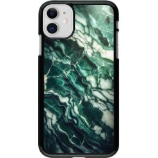 iPhone 11 Case Hülle - Majestätischer grüner Marmor