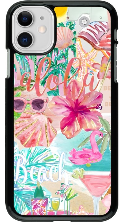 iPhone 11 Case Hülle - Preppy Collage Aloha