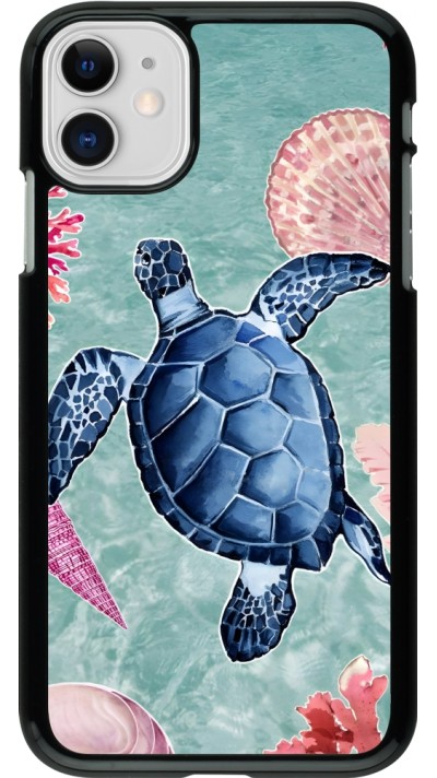 iPhone 11 Case Hülle - Preppy Turtle