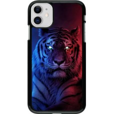 Hülle iPhone 11 - Tiger Blue Red