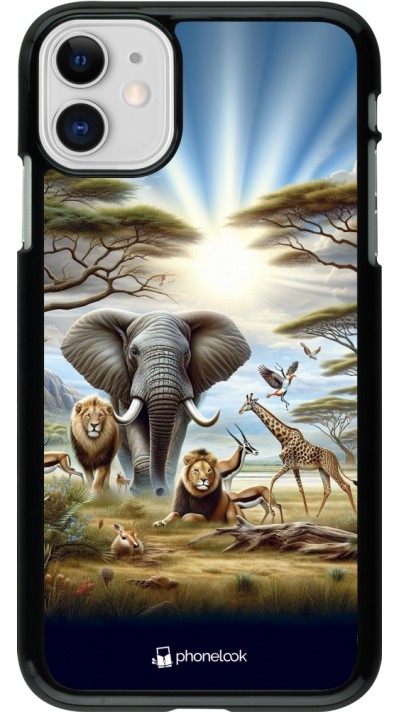 iPhone 11 Case Hülle - Afrikanisches Wildleben