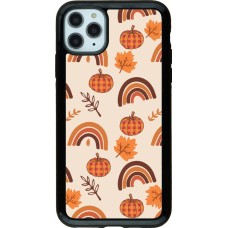 iPhone 11 Pro Max Case Hülle - Hybrid Armor schwarz Autumn 2024 rainbow